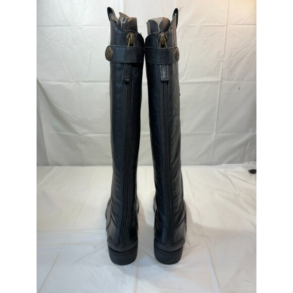 Sam Edelman Penny Tall Black Leather Riding Boots Size 8.5 M - Picture 4 of 16